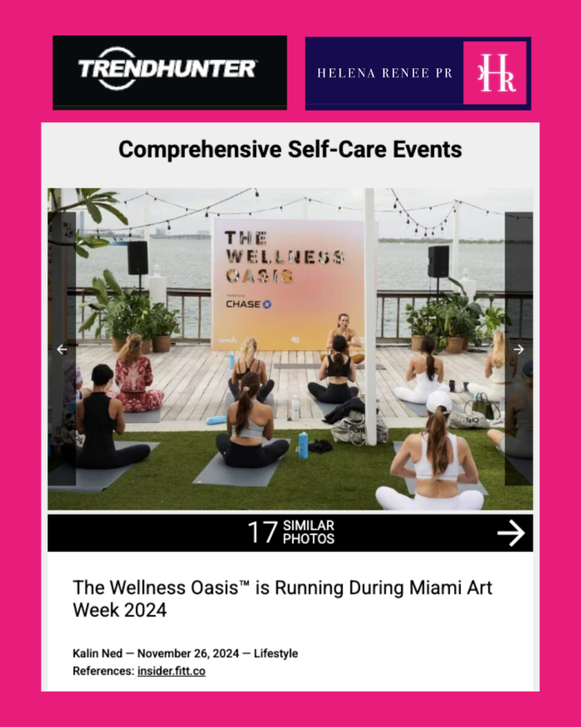 The Wellness Oasis™ is Running During Miami Art Week 2024